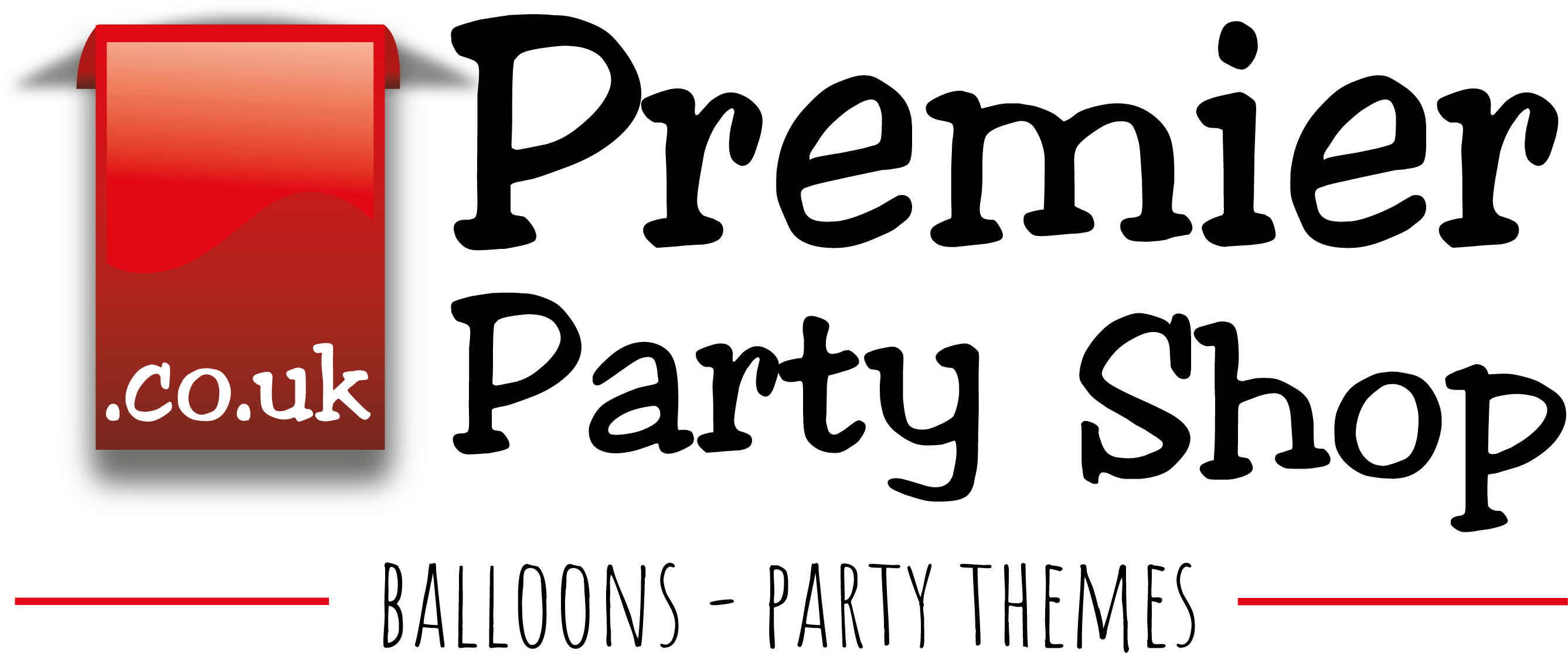 Premier Party Shop - Calligraphy Clipart (2802x1235), Png Download