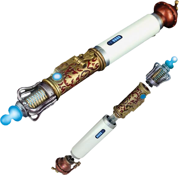 Trans-temporal Sonic Screwdriver - Trans Temporal Sonic Screwdriver Clipart (583x571), Png Download