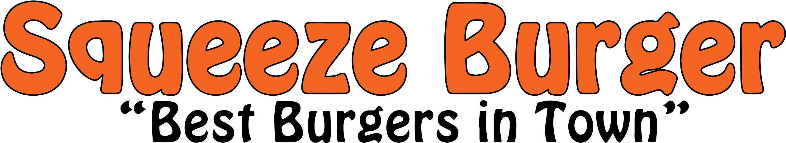 Squeeze Burger Roseville Ca - Illustration Clipart (2732x914), Png Download