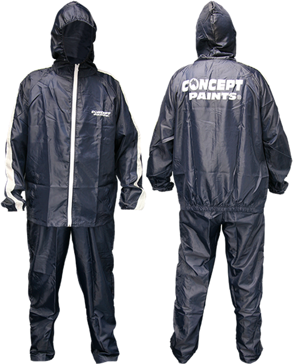 Concept Spray Overalls 2-piece Xlarge - Hood Clipart (575x715), Png Download