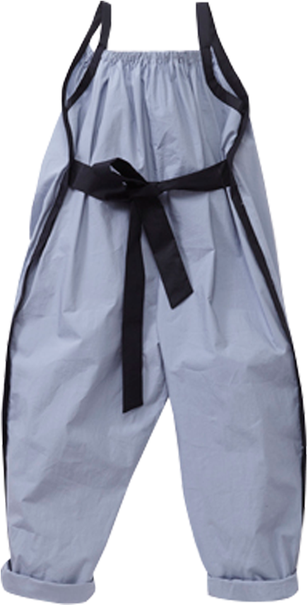 Once Grey Tied Overalls - One-piece Garment Clipart (1000x1000), Png Download