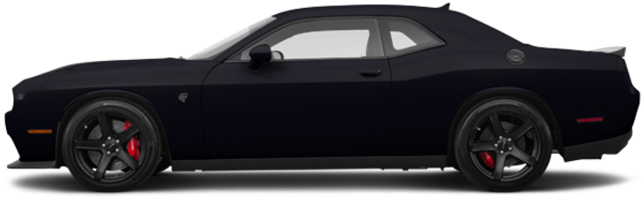 Dodge Challenger Srt Hellcat - Black Dodge Challenger Shaker Clipart (770x435), Png Download