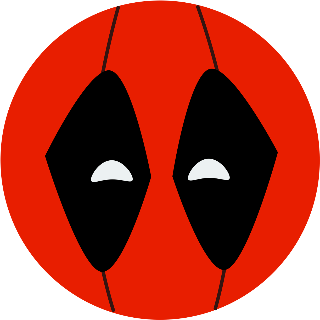 Spideypool Icons And Phone Wallpaper Patterns I Threw - Spider-man Clipart (1280x1280), Png Download
