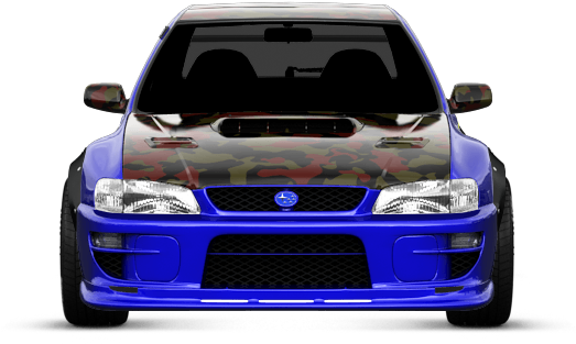 Subaru Impreza Wrx Sti 22b'99 By Srt-hellcat - Subaru Impreza Wrx Sti Clipart (1004x500), Png Download