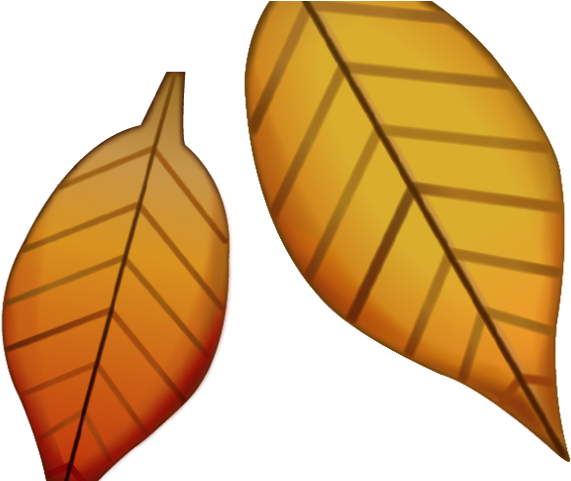 Autumn Leaves Clipart Emoji - Fall Leaves Emoji Png Transparent Png (640x480), Png Download