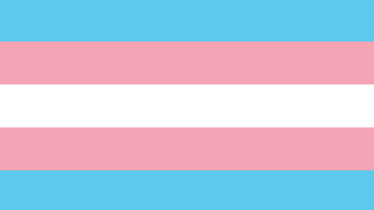 Just A Trans Flag - Transgender Awareness Week 2018 Clipart (1280x720), Png Download