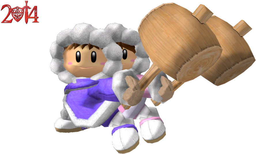 Ice Climbers Png 449772 - Ice Climbers Melee Png Clipart (1024x576), Png Download