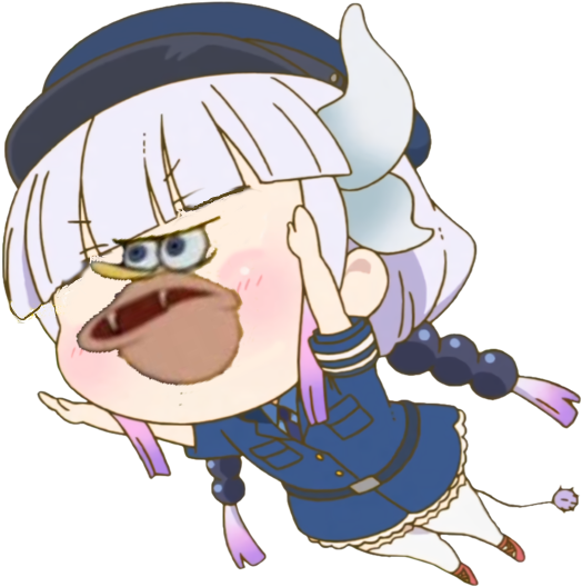 When They Continue Lewding The Dragons - Kanna Kamui Meme Clipart (680x527), Png Download