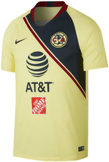 Jersey Nike Futbol Club América Local Fan 18/19 - Club America Jersey 2018 Clipart (720x720), Png Download