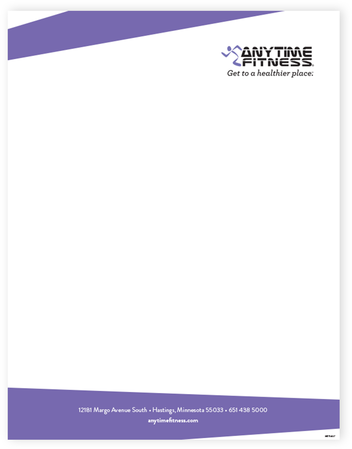 Anytime Fitness - Anytime Fitness Letterhead Clipart (1000x1000), Png Download