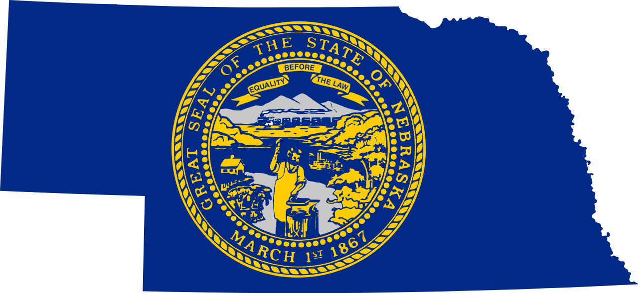 Download Nebraska Png Transparent Background Nebraska State Flag Map