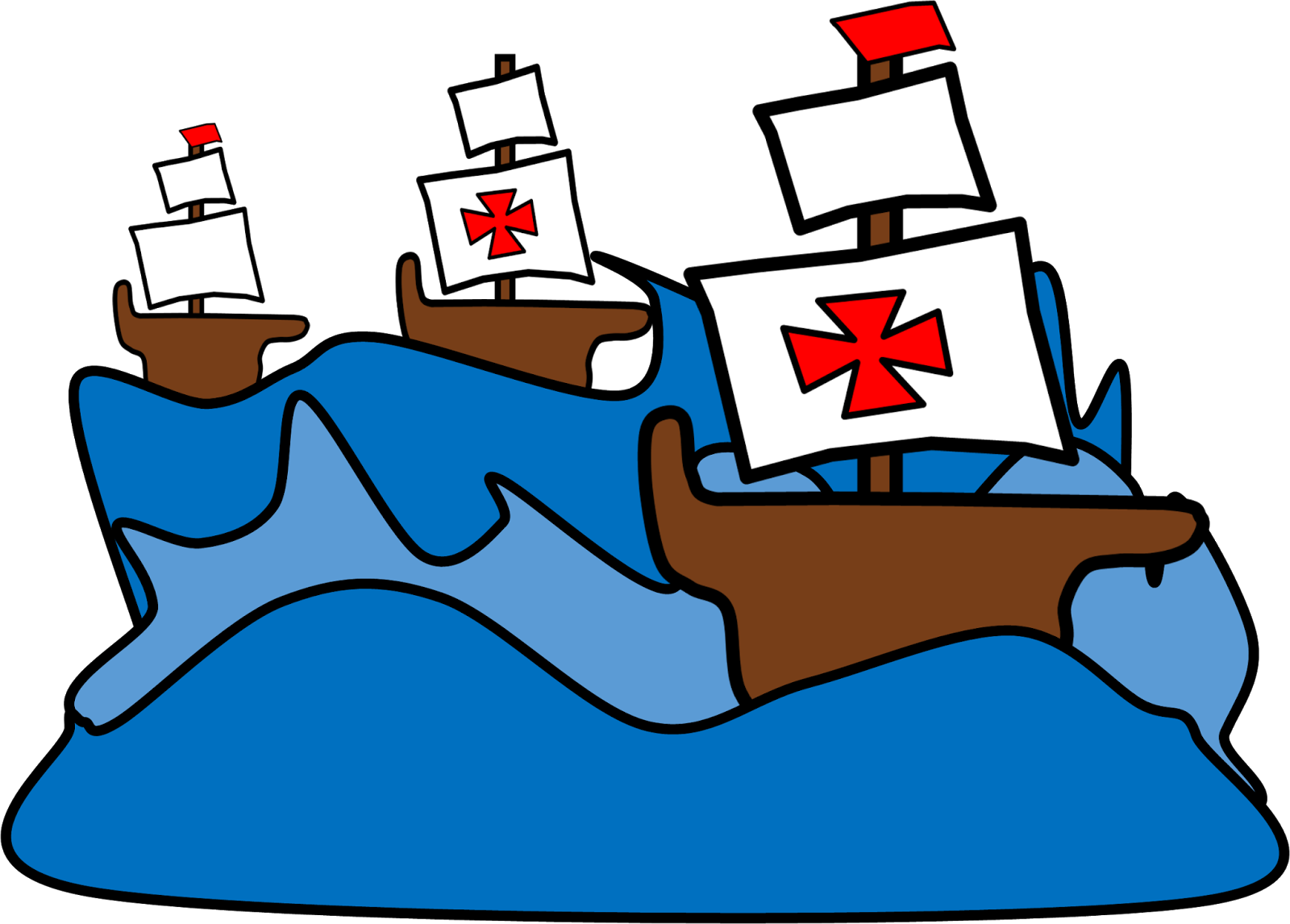 Happy Columbus Day Weekend Clipart (1600x1146), Png Download