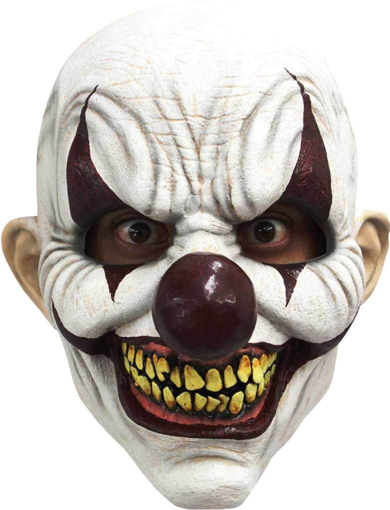 Scary Mask Clown Clipart (781x1237), Png Download