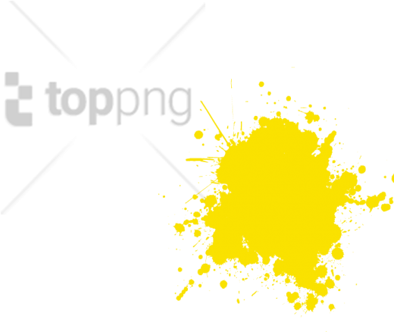 Free Png Yellow Paint Splash Png Png Image With Transparent - Black Paint Splatter Png Clipart (850x645), Png Download