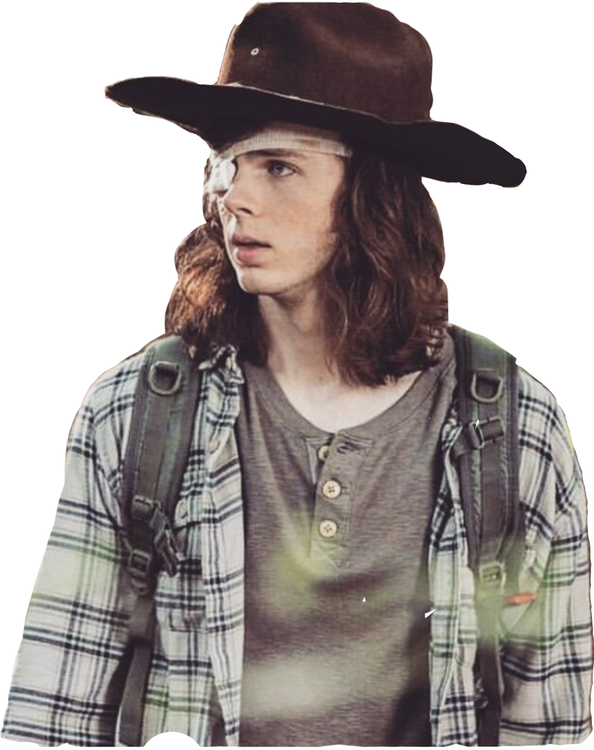 Carlgrimes Sticker - Carl Grimes Clipart (863x1088), Png Download