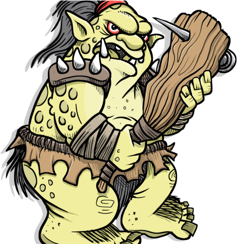 Creatures Clipart Troll - Troll Designs - Png Download (640x480), Png Download