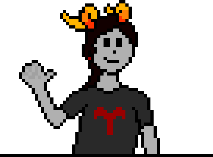 Homestuck Trash Trolls - Pixel Art Leaf Clipart (710x520), Png Download