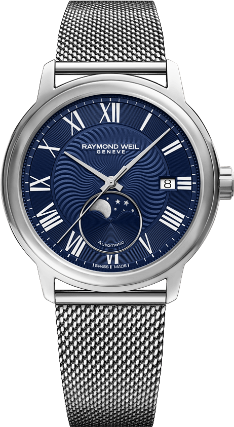 Raymond Weil Maestro Blue Clipart (700x1000), Png Download