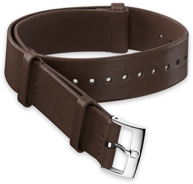 Nato Straps - Omega Nato Leather Strap Clipart (800x1100), Png Download