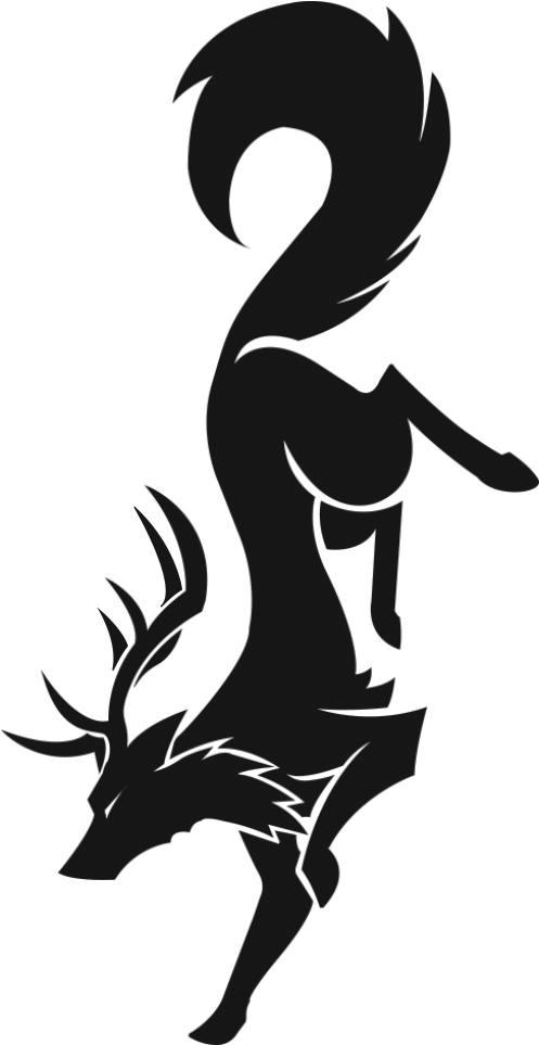 Sigil Of The Horned Wolf - Arizona Fur Con Clipart (520x982), Png Download