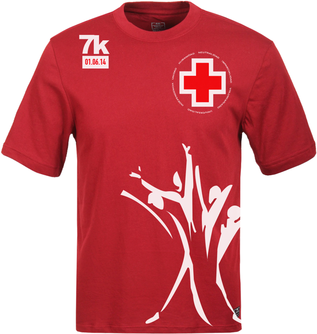 Carrera De La Cruz Roja Del Guayas - Camisetas Cruz Roja Española Clipart (653x688), Png Download