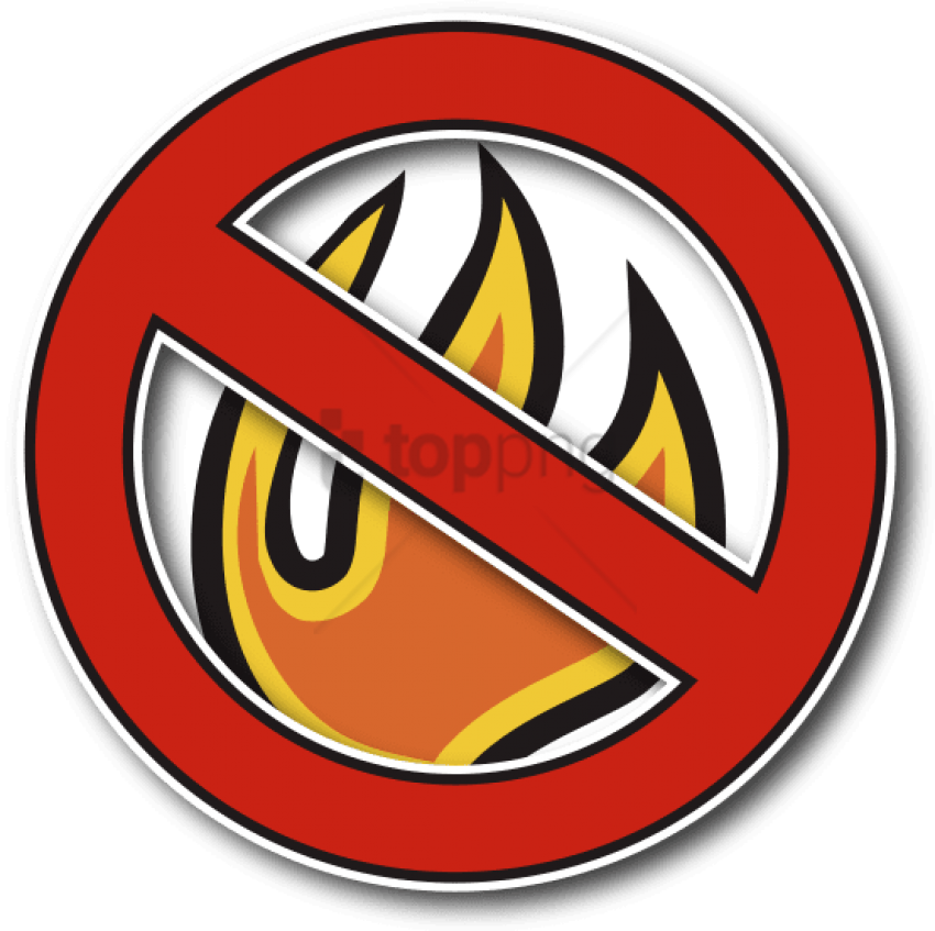 Free Png No Campfires Icon - Emblem Clipart (850x847), Png Download