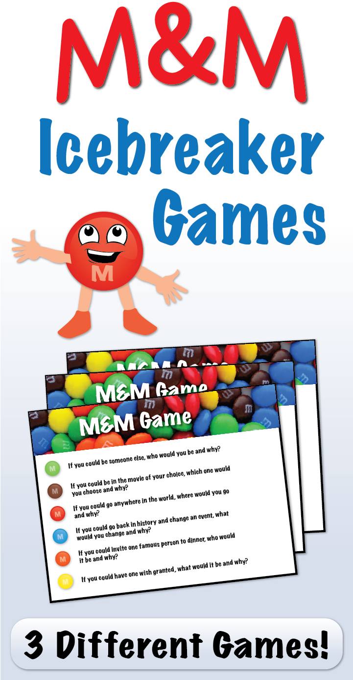 These Three M&m Icebreaker Games Are A Great Way To - Cartoon Clipart (720x1440), Png Download