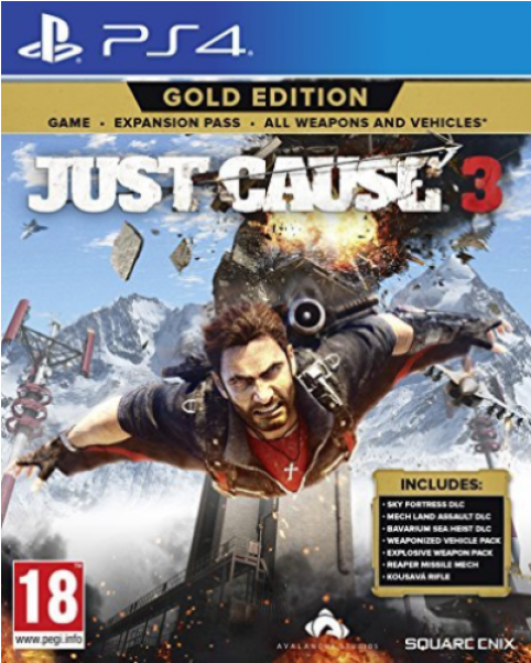 Just Cause Gold Edition Clipart (600x600), Png Download