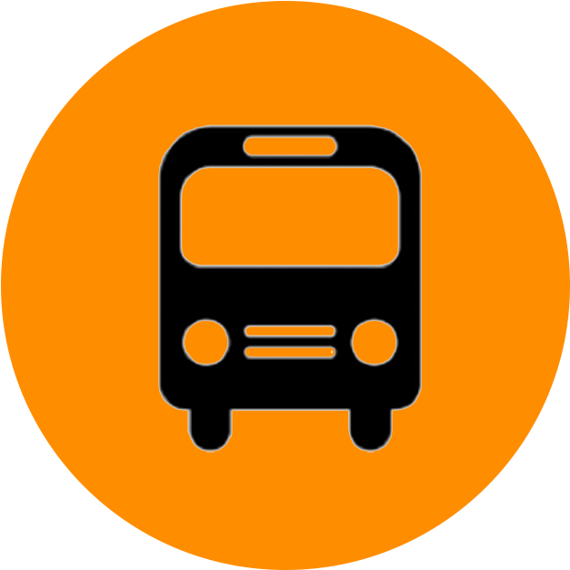 Bus Icon Png - Cuando Llega Clipart (627x627), Png Download