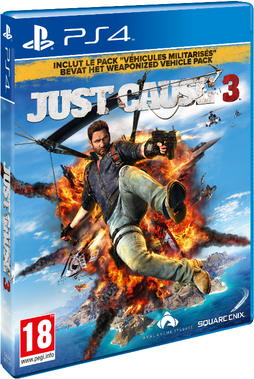 Caractéristiques - Just Cause 3 Para Ps4 Clipart (546x789), Png Download