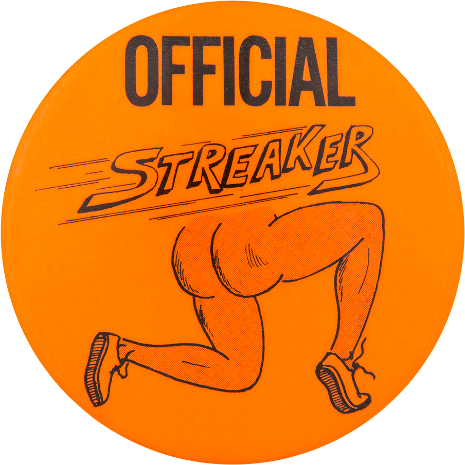 Official Streaker Orange Social Lubricators Button - Nicholas Carr Clipart (904x904), Png Download