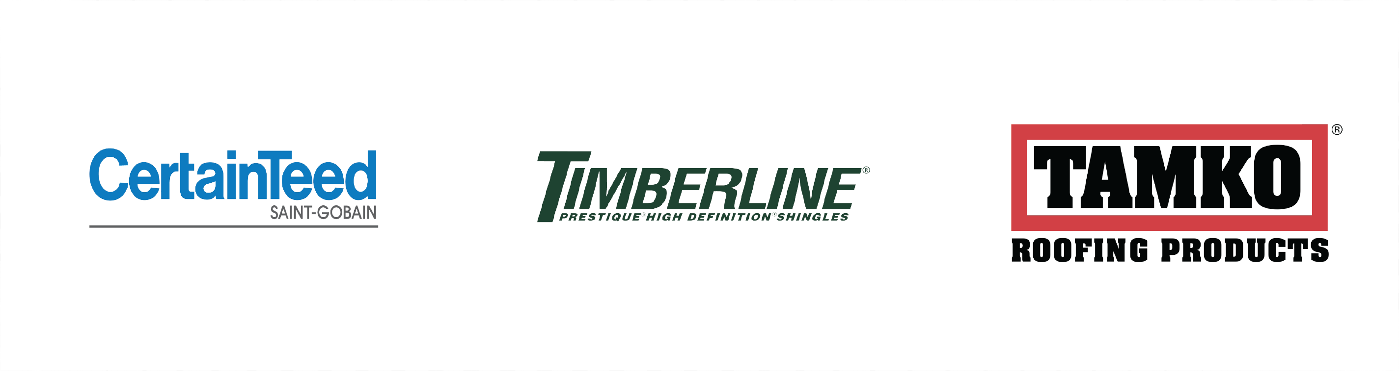Certainteed - Timerbline - Tamko - Graphics Clipart (2849x757), Png Download