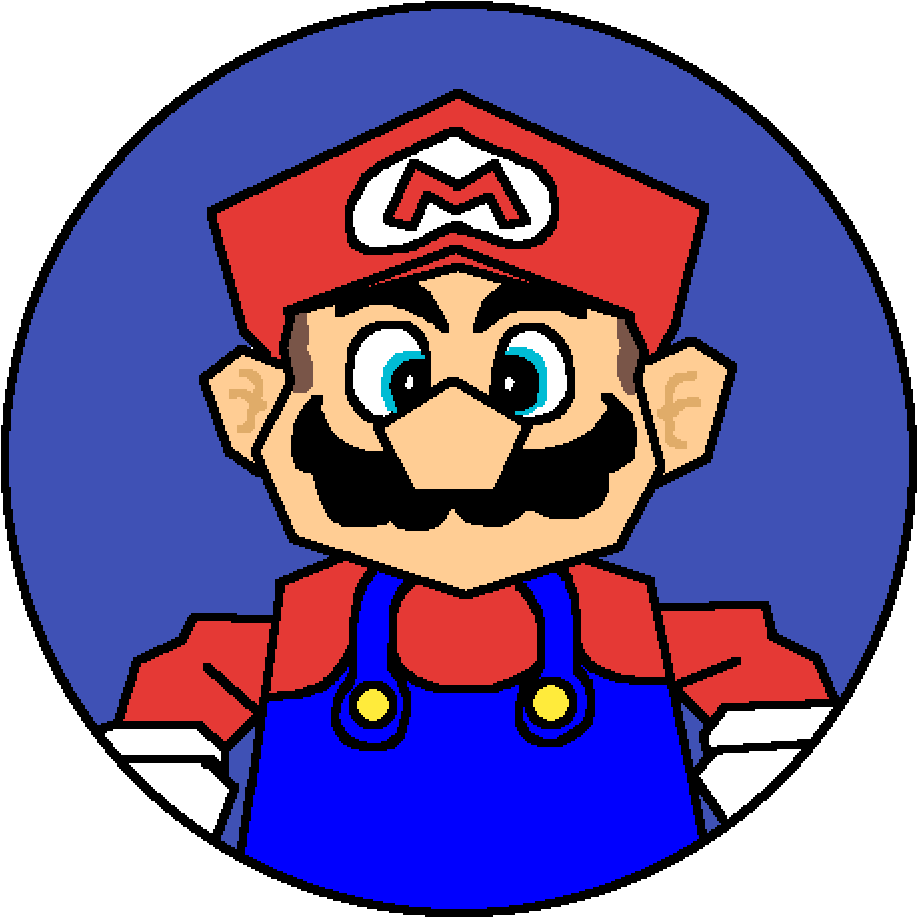 Mario Party 1 Style Clipart (1000x1000), Png Download