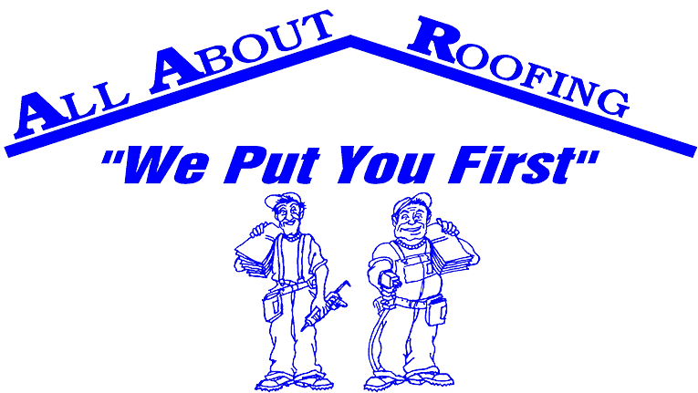 All About Roofing Logo - Illustration Clipart (800x442), Png Download