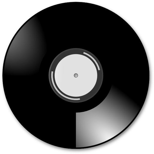 Vinyl Records Clipart (600x600), Png Download