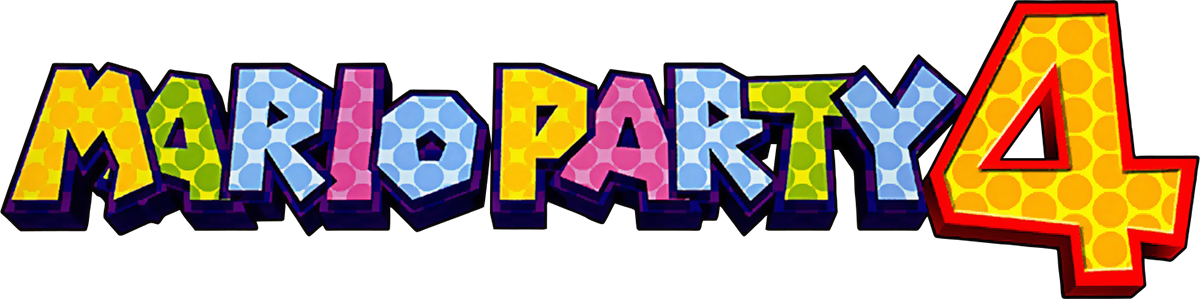 Mario Party - Mario Party 4 Logo Png Clipart (1200x299), Png Download
