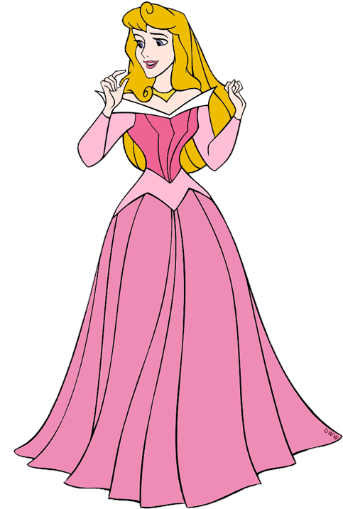 Dress Clipart Princess Aurora - Princess Aurora Clip Art - Png Download (483x716), Png Download