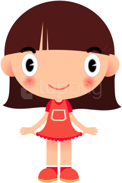 Download Cartoon Girl Dress Clipart Png Photo - Girl Png Clipart Transparent Png (480x679), Png Download