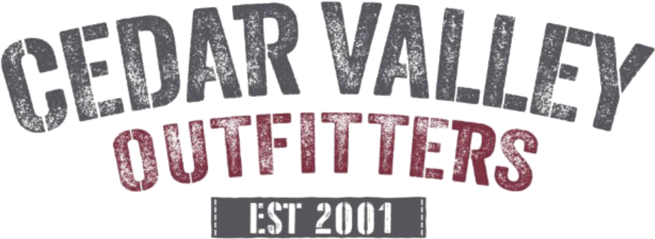 Cedar Valley Outfitters - Label Clipart (957x381), Png Download