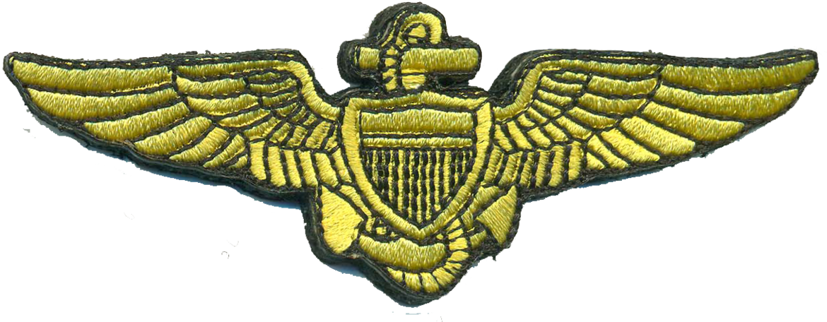 Naval Aviator Wings- With Velcro Military, Law Enforcement - Emblem Clipart (1200x477), Png Download