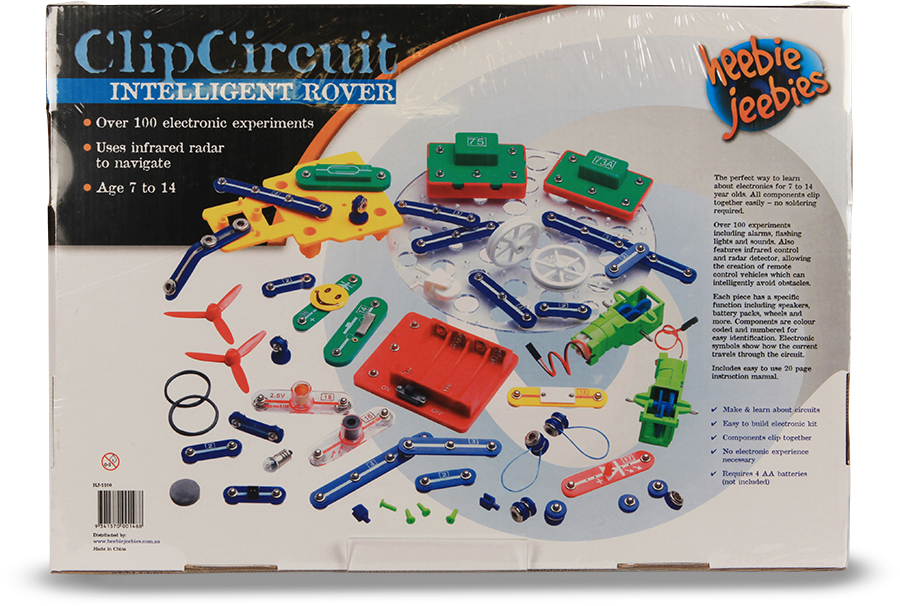 Clip Circuit Electro Lab - Clip Circuit Intelligent Rover - Png Download (900x606), Png Download