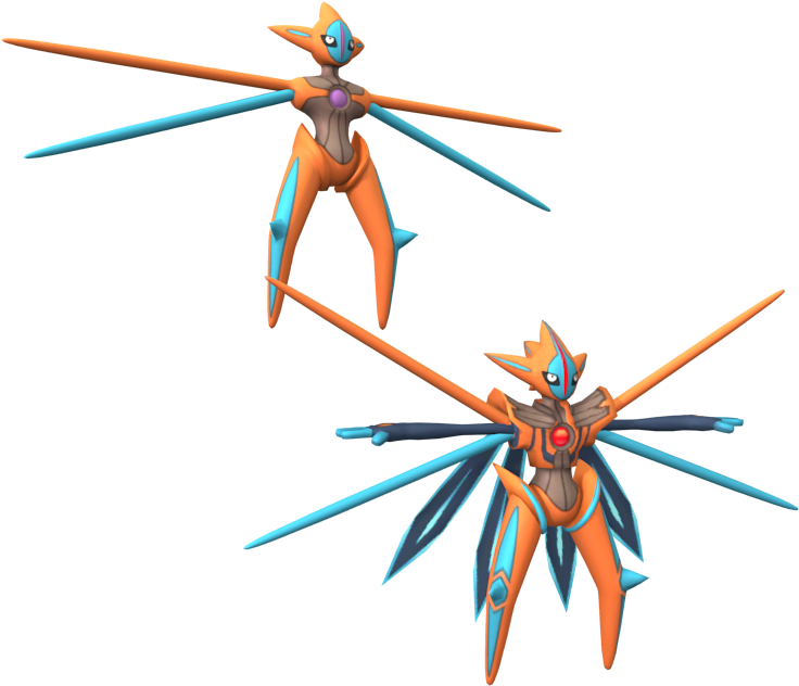Download Zip Archive - Mega Deoxys Clipart (736x632), Png Download