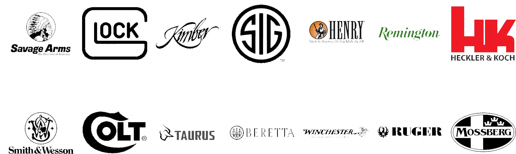 Gunmanufactureres - Logo-white - Calligraphy Clipart (1826x556), Png Download