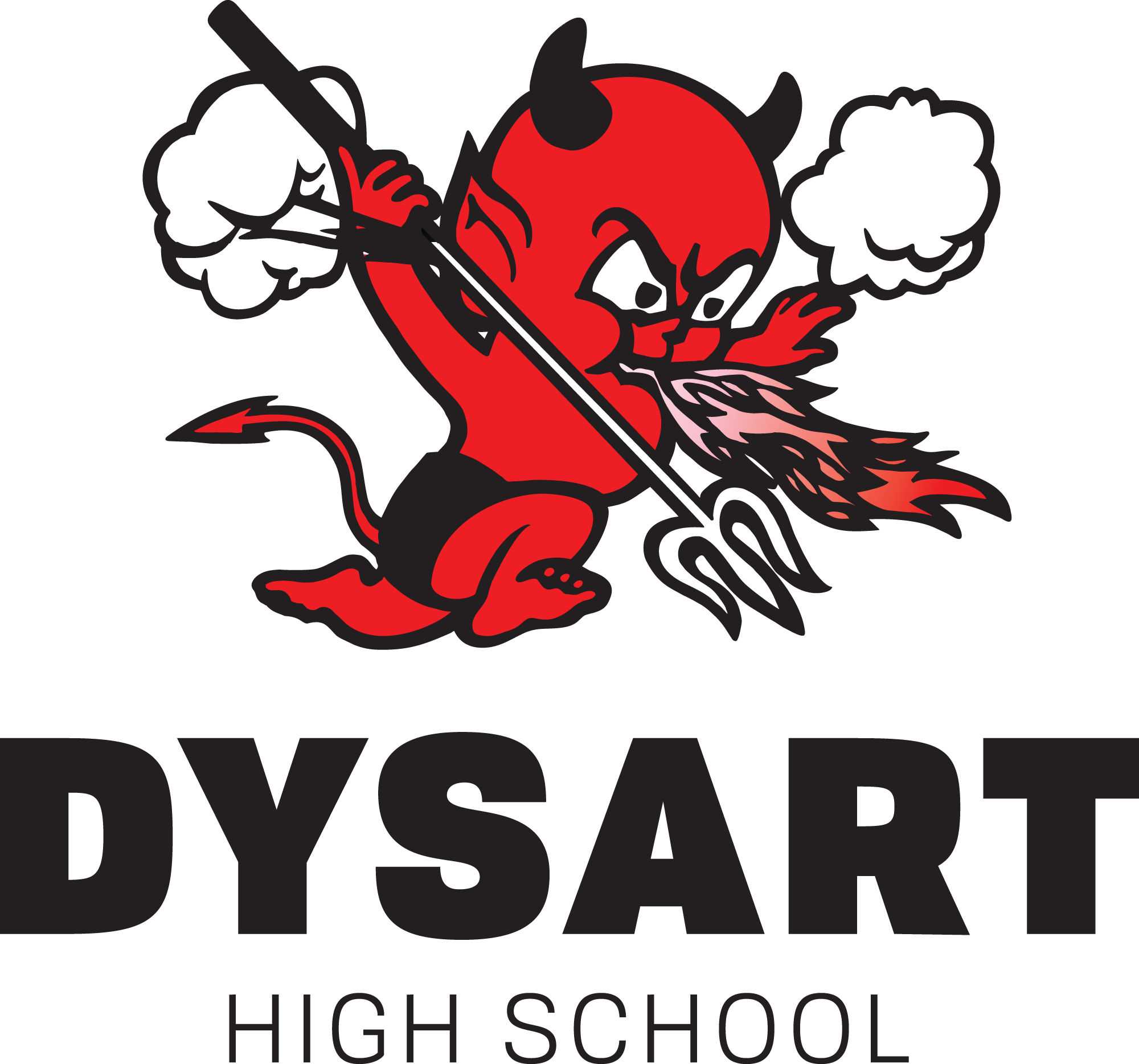 Dysart High Logo - Dysart Demon Clipart (2000x1868), Png Download