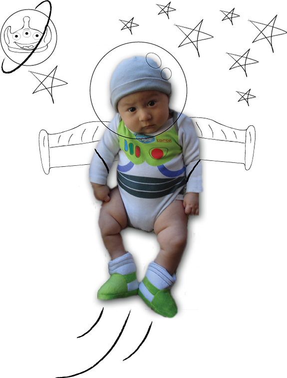 Bebabystyle, Cute Baby Boy Clothes, Buzz Lightyear - Cartoon Clipart (575x757), Png Download