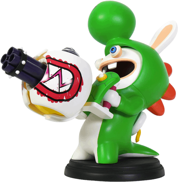 Statues And Figurines - Yoshi Rabbids Figure Clipart (600x600), Png Download