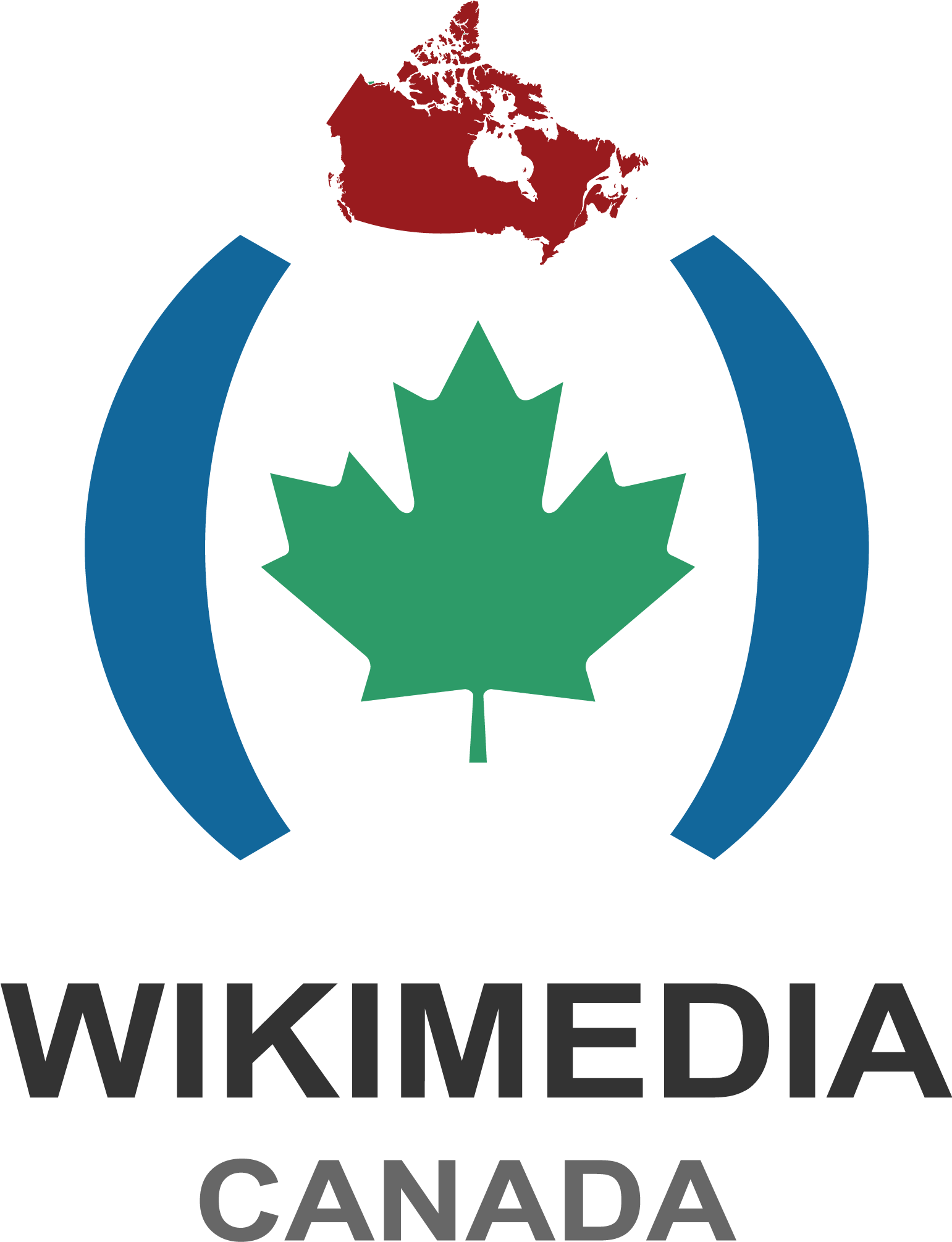 Wikimedia Canada Logo Proposal 1d - Canada Flag Flat Clipart (1541x2075), Png Download