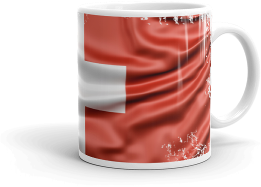 Mug Mondial 2018 Switzerland Flag - Beer Stein Clipart (600x600), Png Download