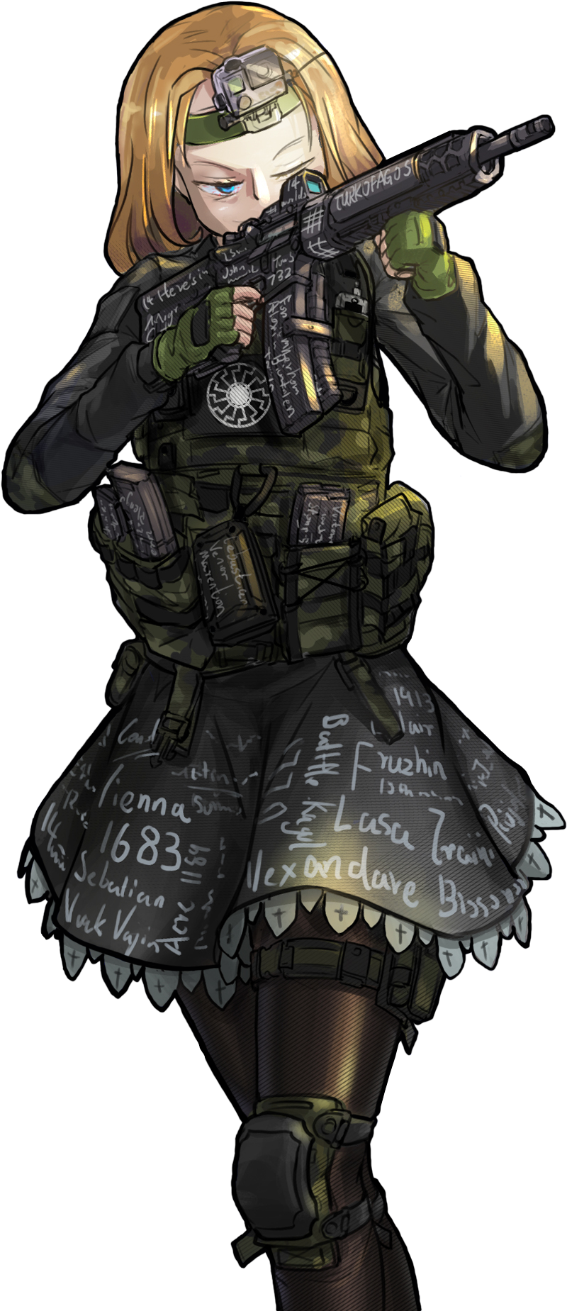 42 Mb Png - D&d Black Character Clipart (1000x1900), Png Download