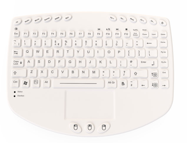 Medi-key - Computer Keyboard Clipart (635x485), Png Download